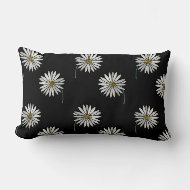 Coussin Rectangle Simplement des marguerites (Recto)