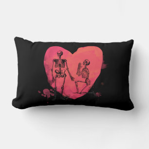 Coussin Rectangle Skeleton Love