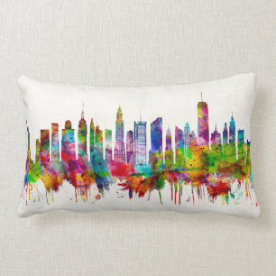 Coussin Rectangle Skyline de New York