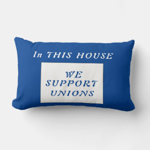 Coussin Rectangle slogan de l'Union