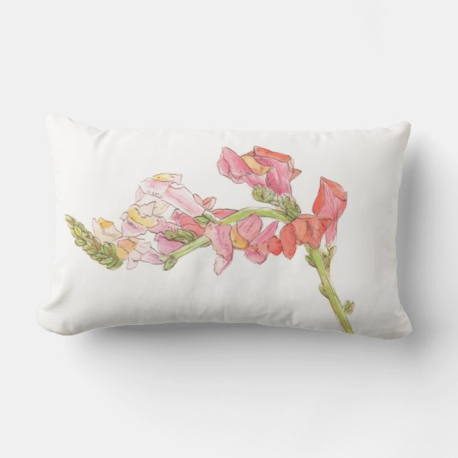 Coussin Rectangle Snapdragon et Cornflower (Recto)