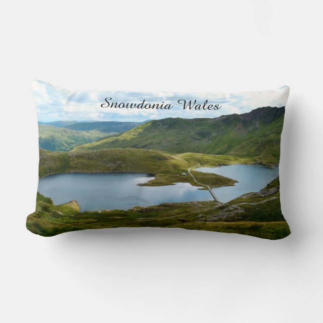 Coussin Rectangle Snowdonia Wales. (Recto)