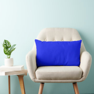 Coussin Rectangle Solid color plain sapphire bright blue