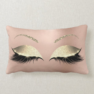 Coussin Rectangle Sommeil fascinant de mèches de maquillage de