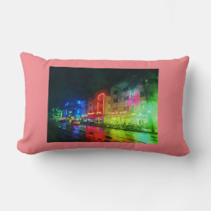 Coussin Rectangle South Beach, Miami, Floride Art Déco