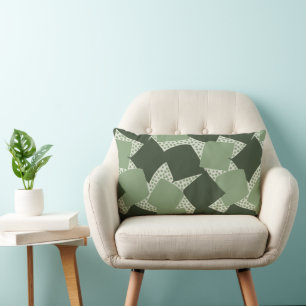 Coussin Rectangle Soutien Moderne : Sage Géométrique Vintage Abstrai