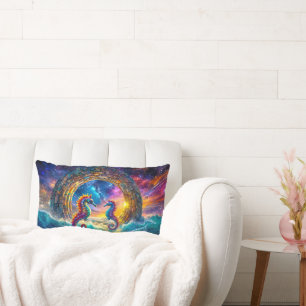 Coussin Rectangle StarGate Seahorses Design par Rich AMeN Gill