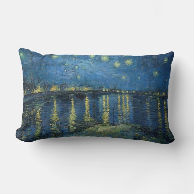 Coussin Rectangle Starry Night Over the Rhone (1888) Vincent van Gog (Recto)