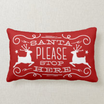 Stop Père Noël ici rouge