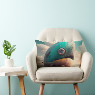 Coussin Rectangle Strange Whale