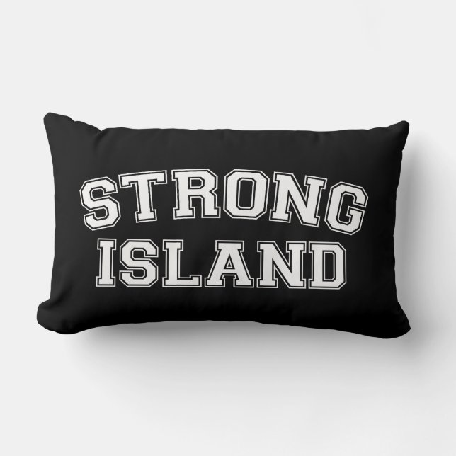 Coussin Rectangle Strong Island, NYC, États-Unis (Recto)
