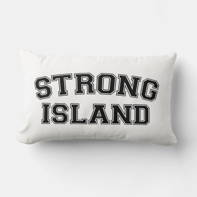 Coussin Rectangle Strong Island, NYC, États-Unis (Recto)