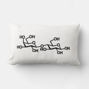 Coussin Rectangle Structure du lait lactose