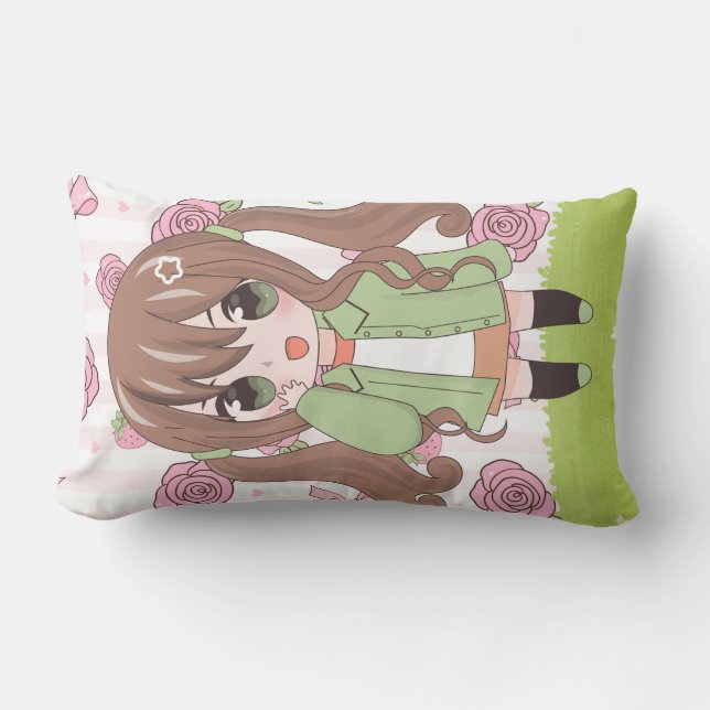 Coussin Rectangle style dessin animé (Recto)