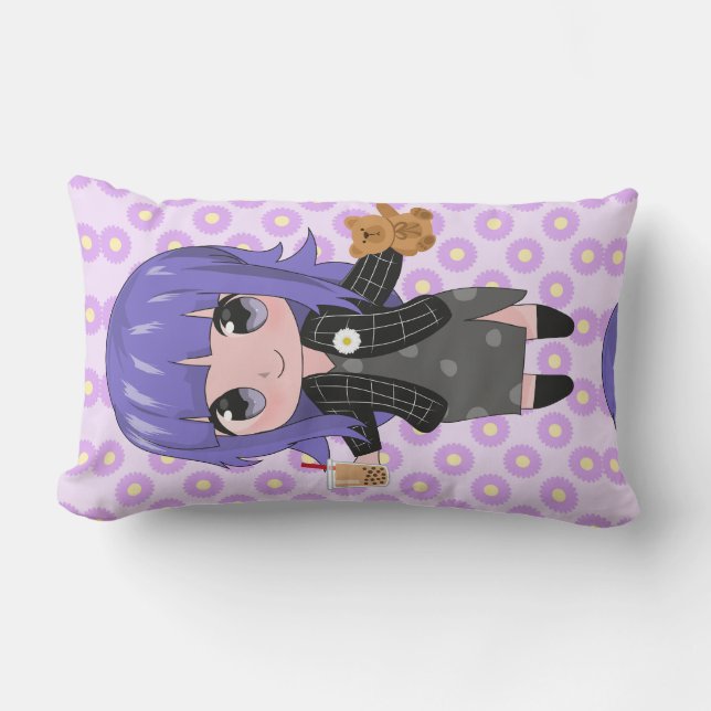 Coussin Rectangle style dessin animé (Recto)