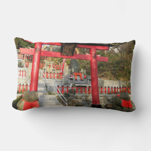 Coussin Rectangle Suehiro Ogami Sanctuaire (Fortune Frog Shrine)