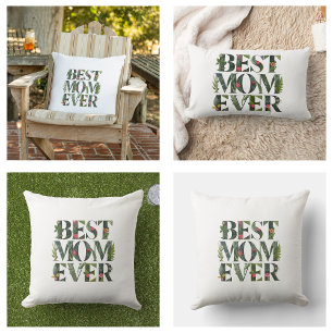 Coussin Rectangle Super Maman Moderne Incroyable Fleurs Et Plantes V