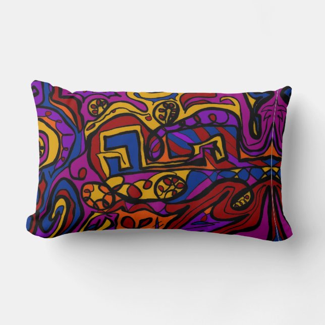 Coussin Rectangle Sur le mur (Recto)