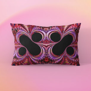 Coussin Rectangle Symbole Abstrait en pourcentage fractal
