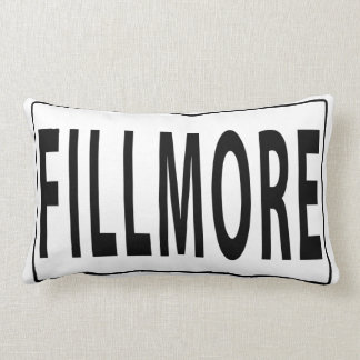 Coussin Rectangle Symbole de la rue Fillmore San Francisco