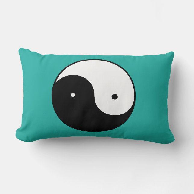 Coussin Rectangle Symbole de Yin Yang (Recto)