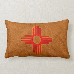 Coussin Rectangle Symbole de Zia Sun