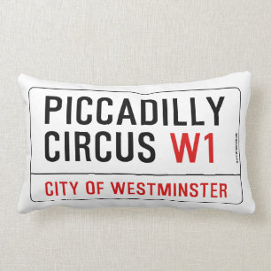 Coussin Rectangle Symbole Piccadilly Circus
