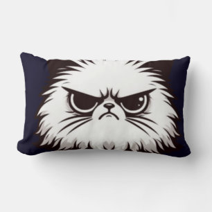 Coussin Rectangle T-Shirt Chatte Furieuse Meowdy Ne Me Parle Pas Drô