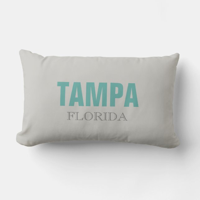 Coussin Rectangle Tampa Floride Plage Jeu d'oreiller (Recto)