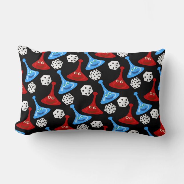 Coussin Rectangle Tant de Motifs de jeux (Recto)