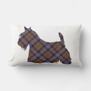 Coussin Rectangle Tartan Cochran du Terrier Écossais