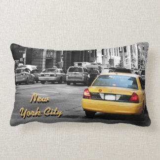 Coussin Rectangle Taxi de jaune de rue de New York City
