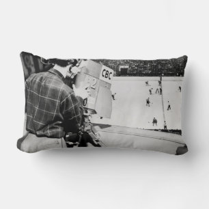 Coussin Rectangle Technicien de caméra