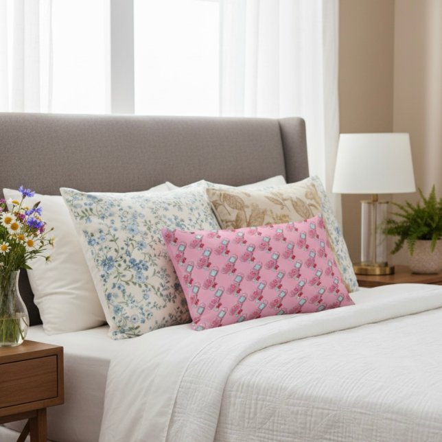 Coussin Rectangle Téléphone portable (Créateur téléchargé)