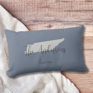 Coussin Rectangle Tennessee State Outline Minimal Thaillow Pillow