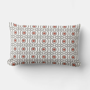 Coussin Rectangle Terracotta moderne Simple Motif géométrique