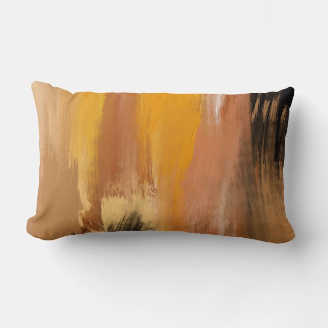 Coussin Rectangle Terre Abstraite (Recto)