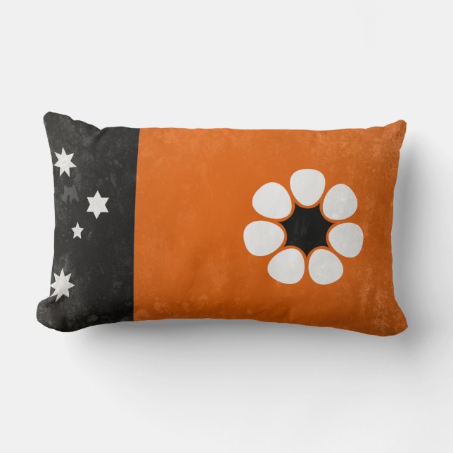 Coussin Rectangle Territoire du Nord (Recto)