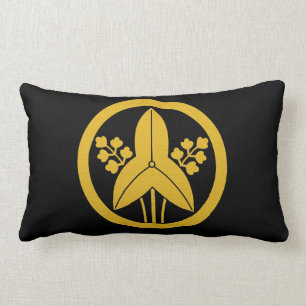 Coussin Rectangle Tête de flèche debout dans un cercle