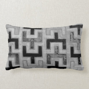Coussin Rectangle Textile de Mudcloth d'Africain avec les motifs