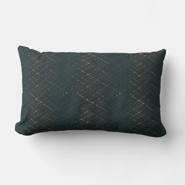 Coussin Rectangle Texture bleu foncé et lilas. (Recto)