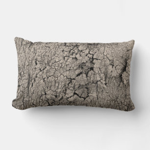 Coussin Rectangle Texture Cool de la Terre fissurée
