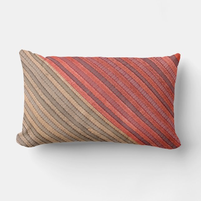 Coussin Rectangle Texture en cuir (Recto)