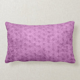 Coussin Rectangle Texture Girly de Chenille d'orchidée rayonnante