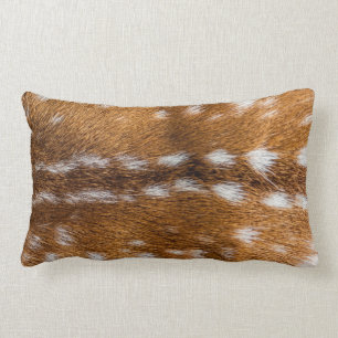 Coussin Rectangle Texture repérée de fourrure de cerfs communs