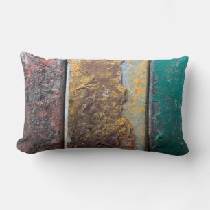 Coussin Rectangle Texture Rustique Avec Peinture De Flaquage Sur Mét