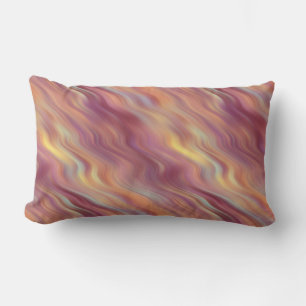Coussin Rectangle Texture vague de Plumeria exotique
