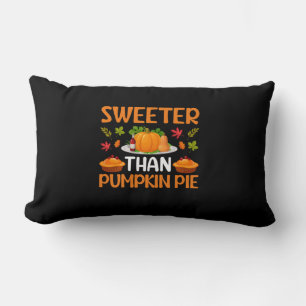 Coussin Rectangle Thanksgiving plus doux que le gâteau Citrouille