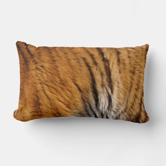 Coussin Rectangle Tiger Fourrure Faune Big Chat Photo-échantillon (Recto)