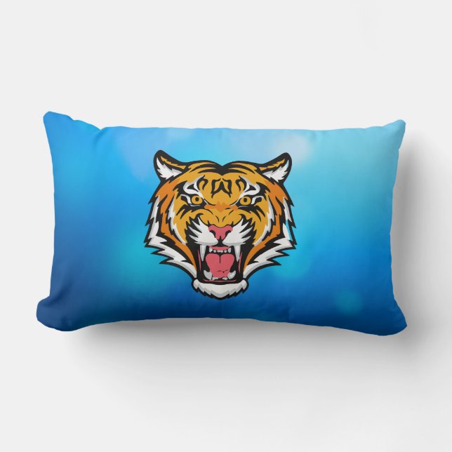 Coussin Rectangle Tigre torride tête-25818 Mug de voyage (Recto)